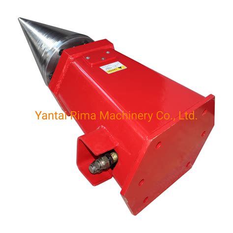 cone log splitter for skid steer|hycrack log splitter for sale.